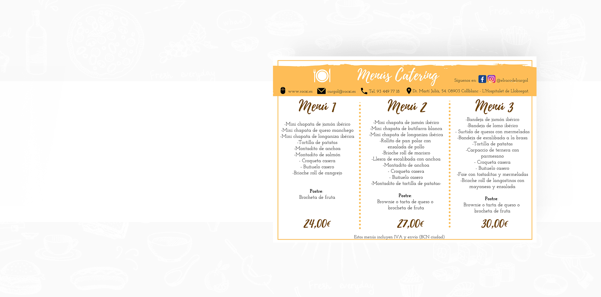 menus-catering-2023 - ROCXI Restaurants - Barcelona, Sants, l ...